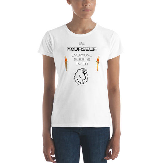 Women's short sleeve t-shirt Be Yourself