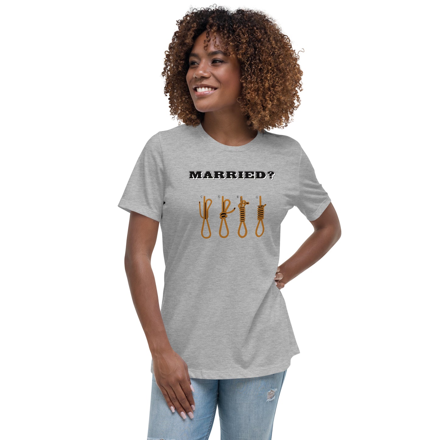 Women's Relaxed T-Shirt Married?