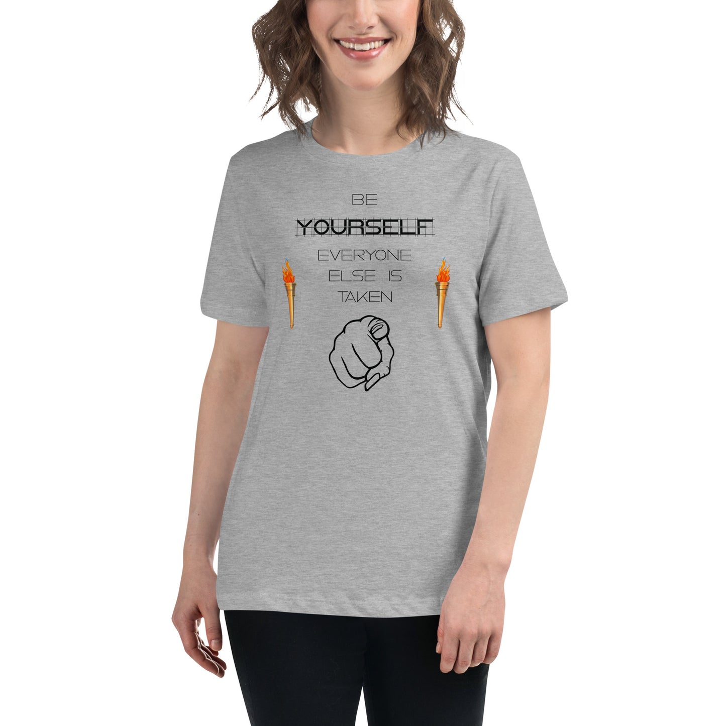 Women's Relaxed T-Shirt Be Yourself
