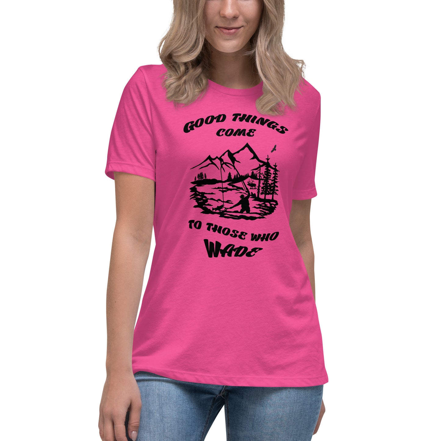 Women's Relaxed T-Shirt Good Things Come