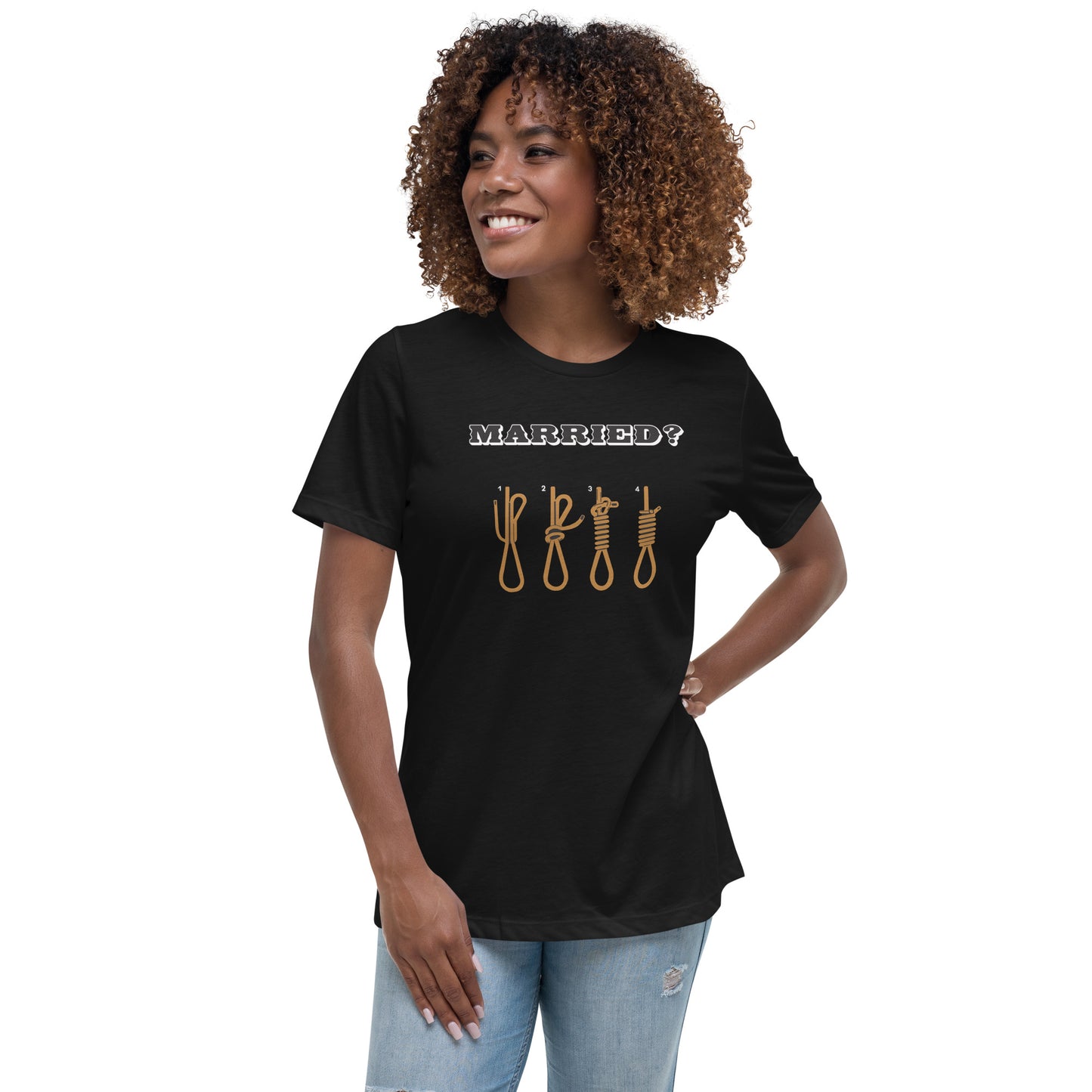 Women's Relaxed T-Shirt Married?