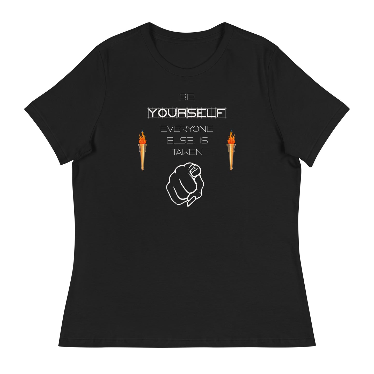 Women's Relaxed T-Shirt Be Yourself