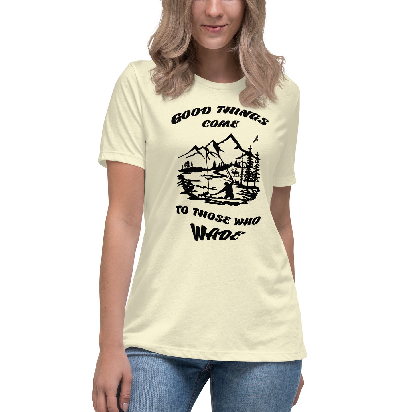 Women's Relaxed T-Shirt Good Things Come