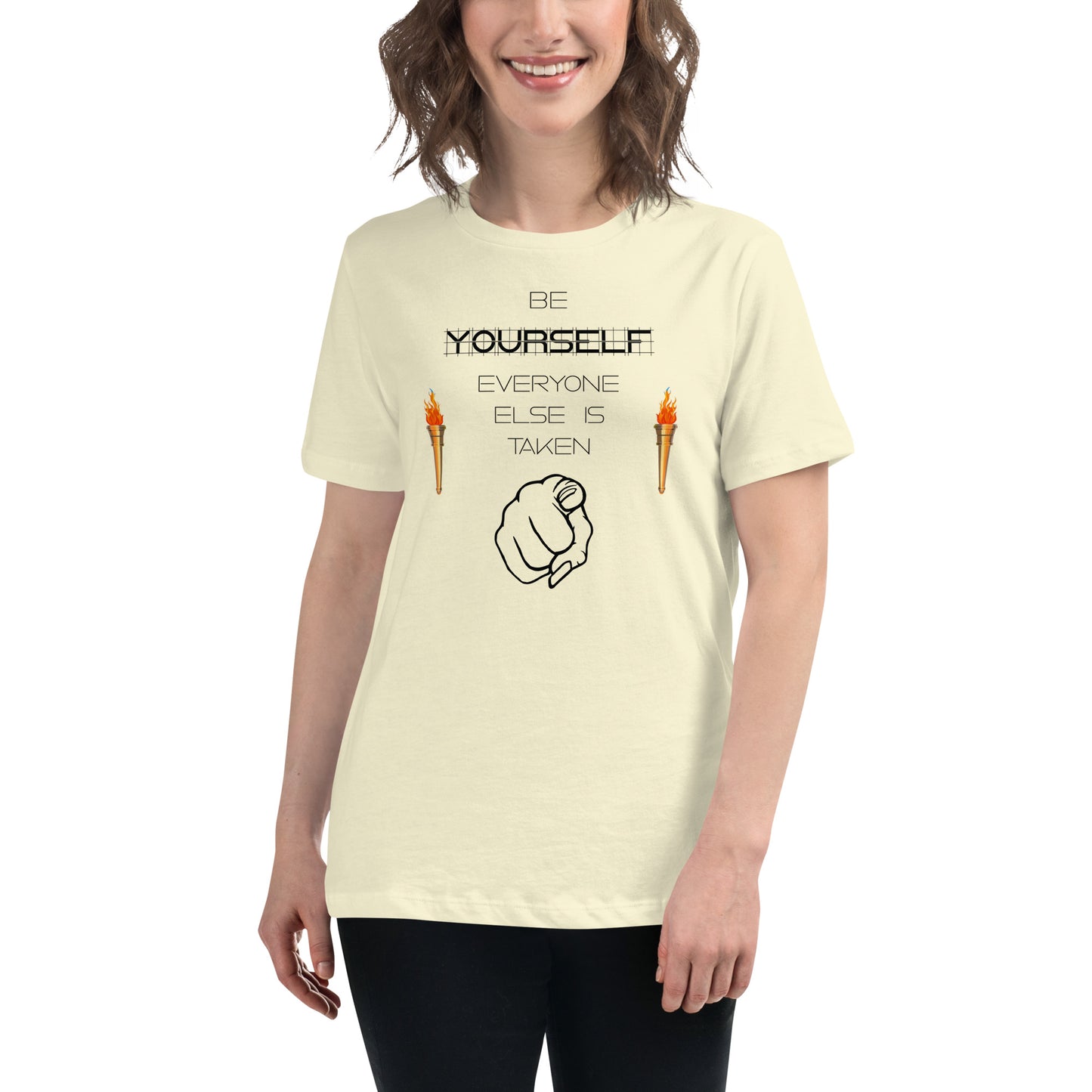 Women's Relaxed T-Shirt Be Yourself