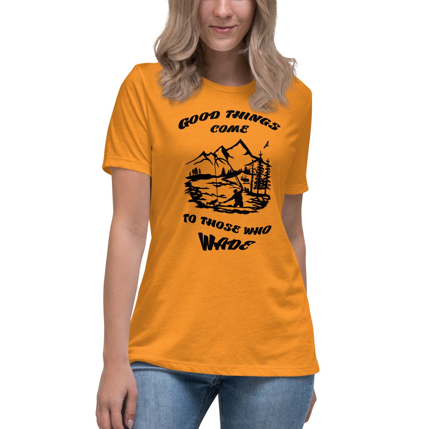 Women's Relaxed T-Shirt Good Things Come