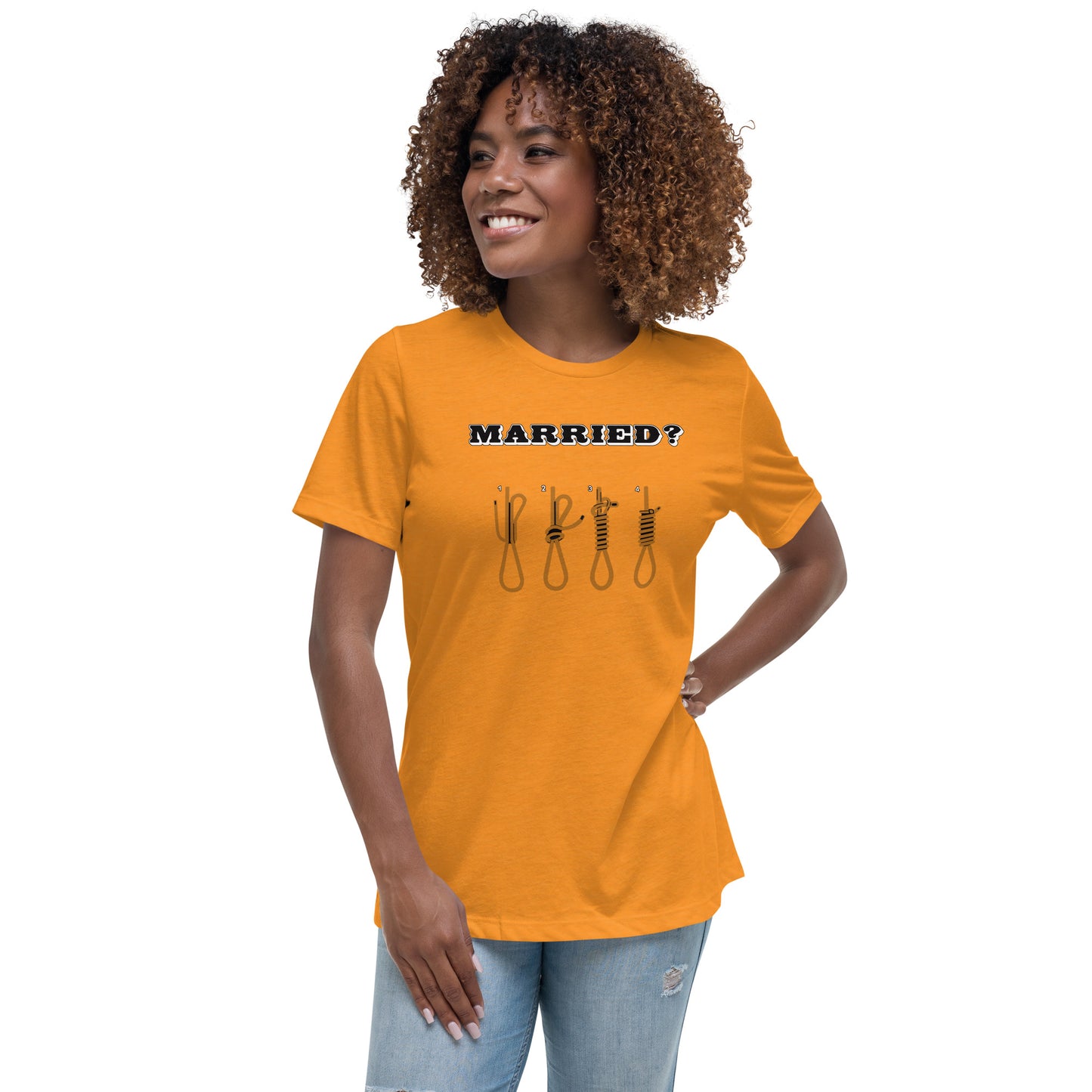 Women's Relaxed T-Shirt Married?