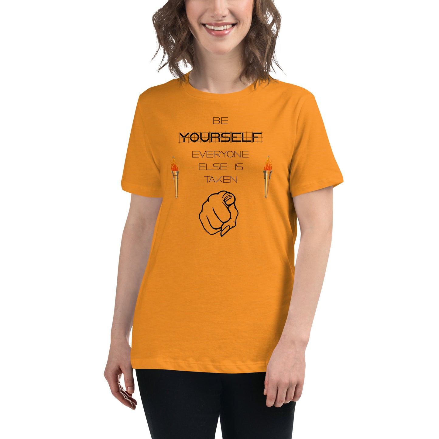 Women's Relaxed T-Shirt Be Yourself