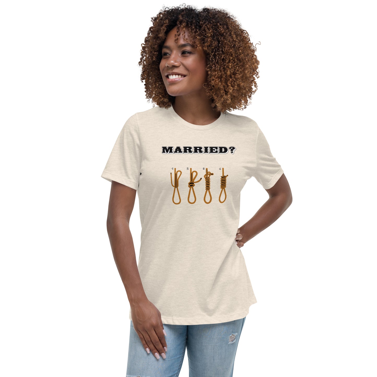 Women's Relaxed T-Shirt Married?