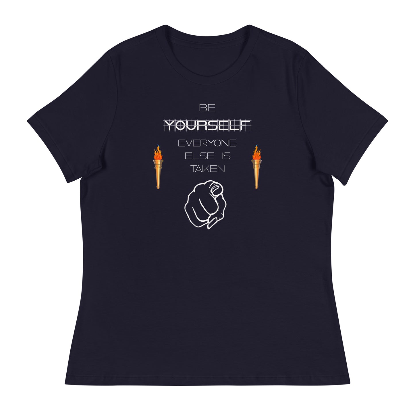 Women's Relaxed T-Shirt Be Yourself