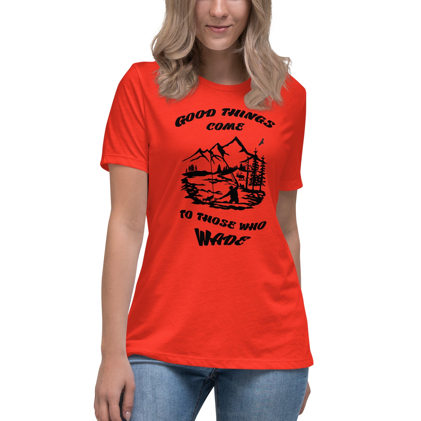 Women's Relaxed T-Shirt Good Things Come