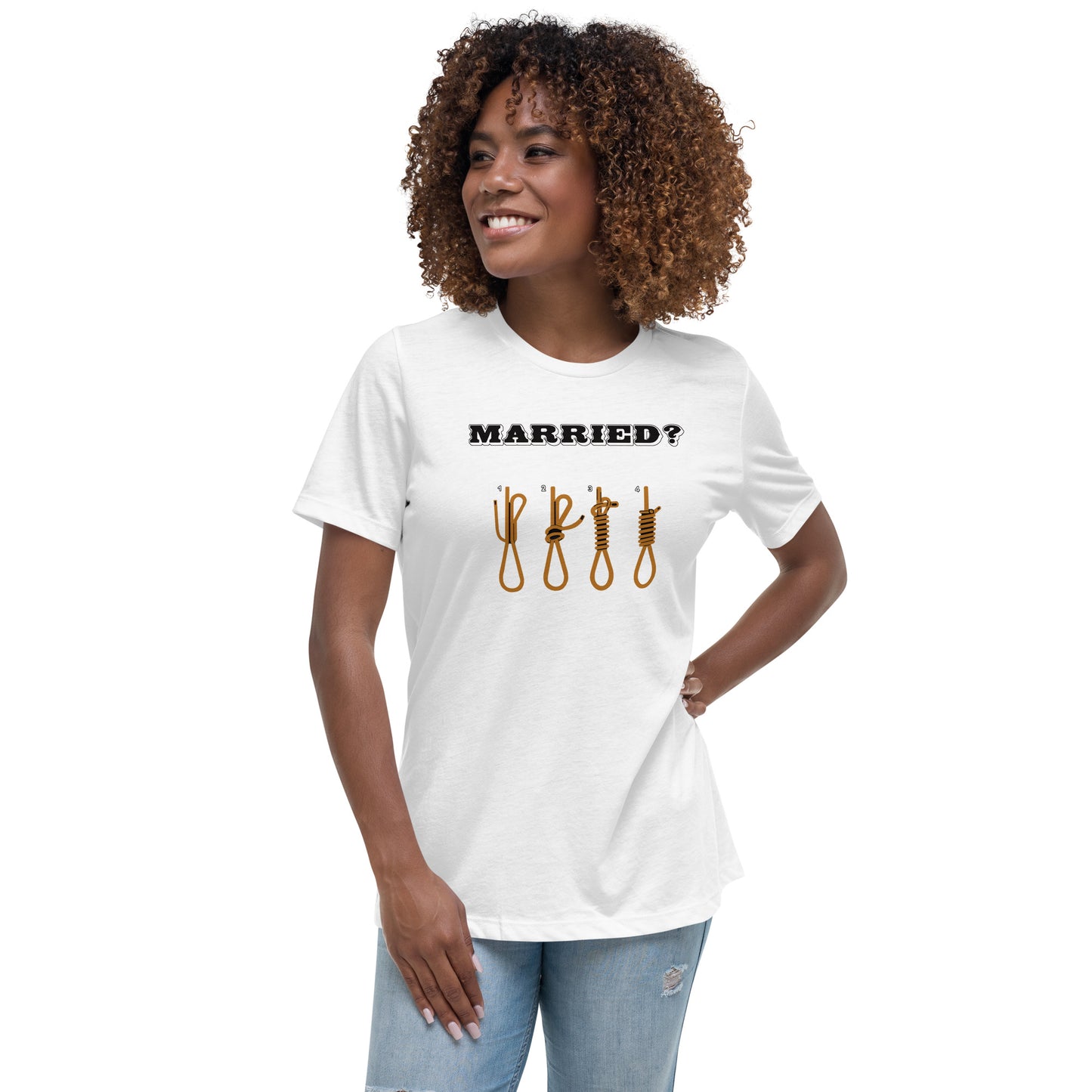 Women's Relaxed T-Shirt Married?