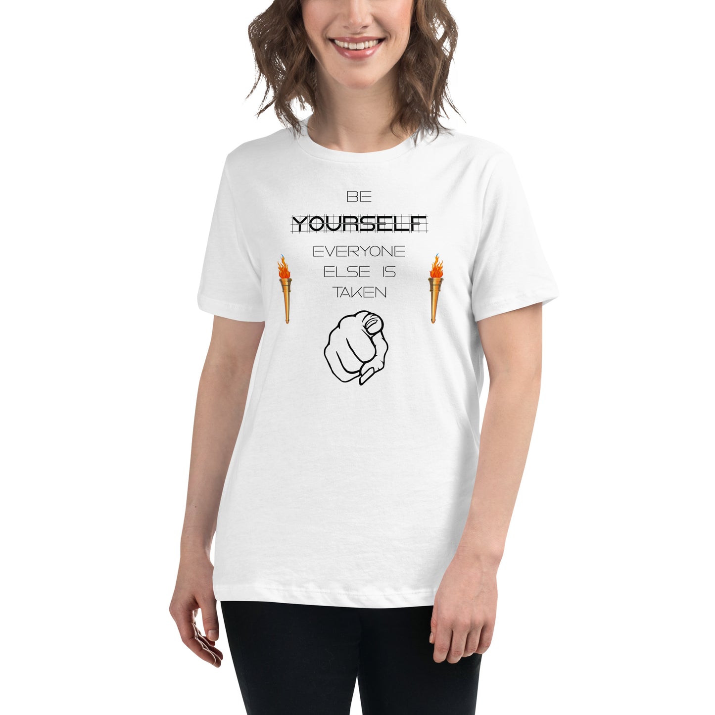 Women's Relaxed T-Shirt Be Yourself