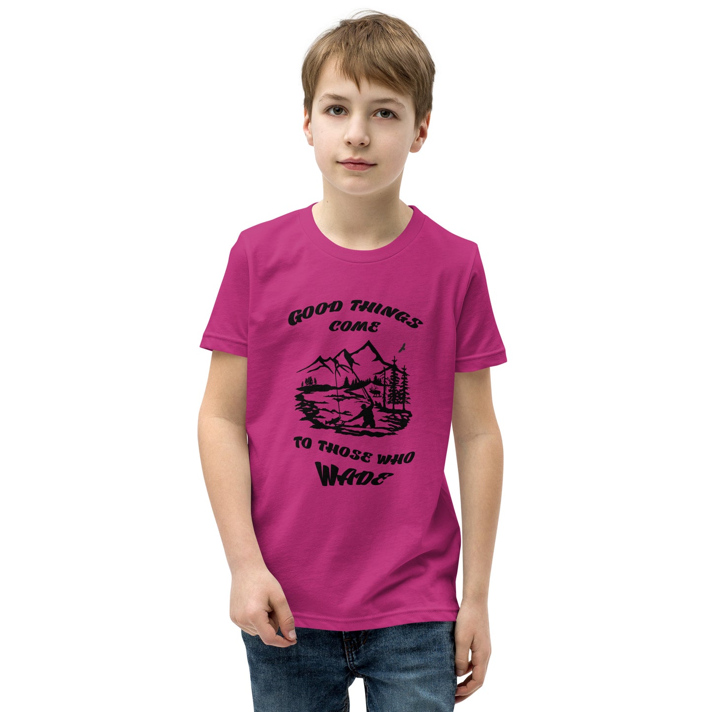 Kid's Short Sleeve T-Shirt Good Things Come