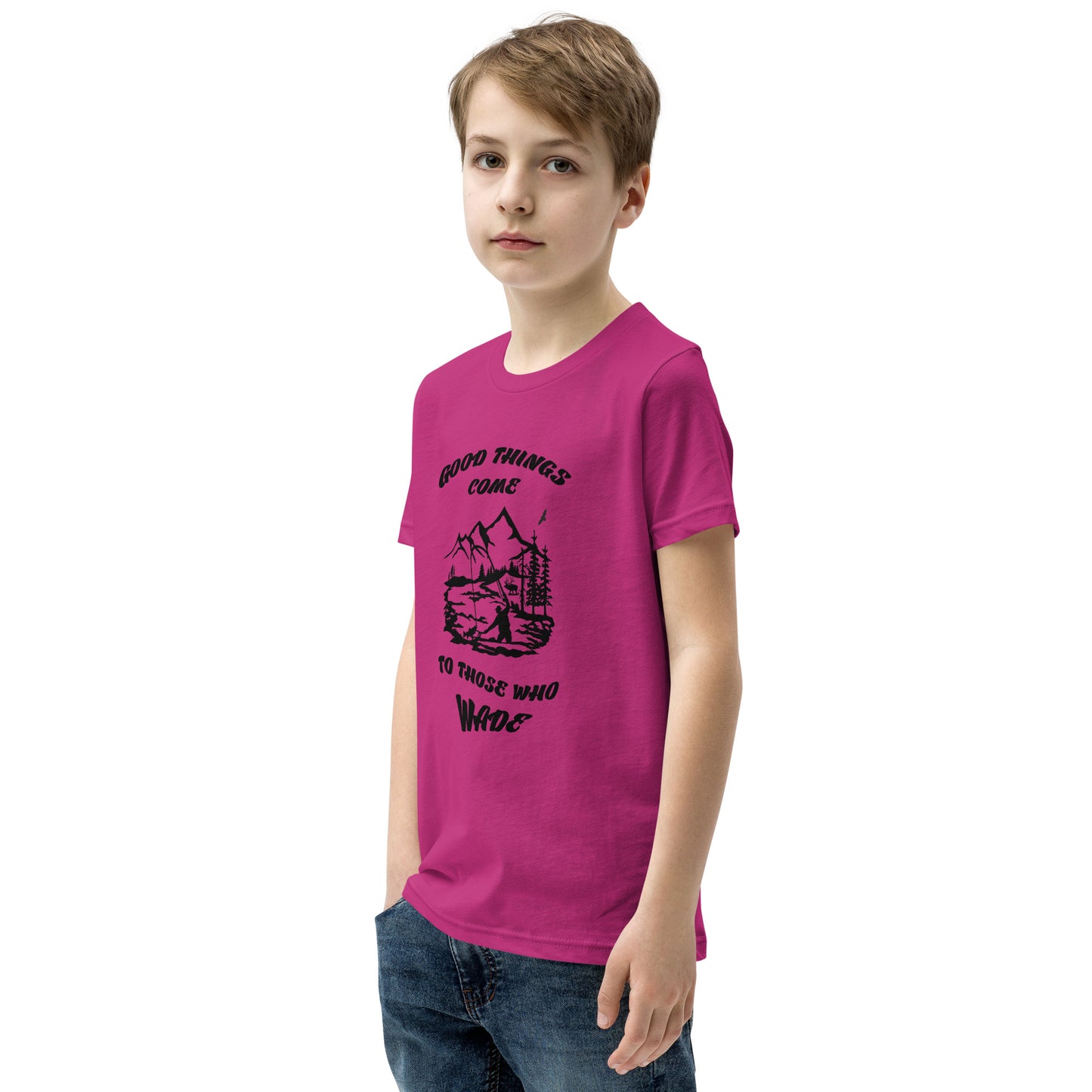 Kid's Short Sleeve T-Shirt Good Things Come