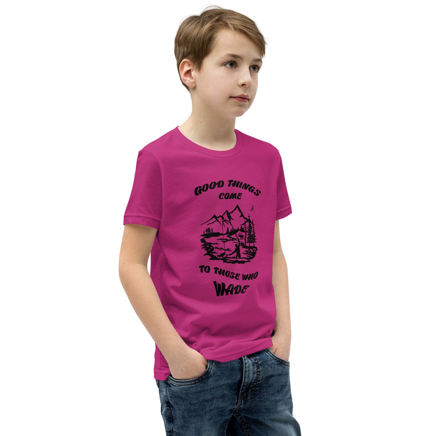Kid's Short Sleeve T-Shirt Good Things Come
