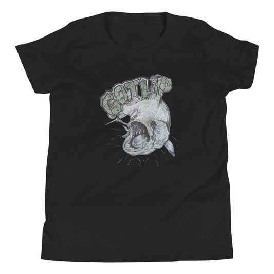 Kid's Short Sleeve T-Shirt Got Lip-Zombie Bass