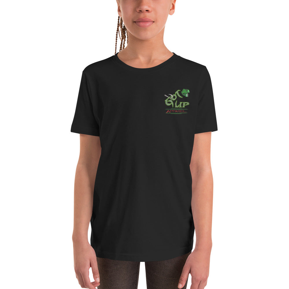 Kid's Short Sleeve T-Shirt Got Lip-Zombie Bass