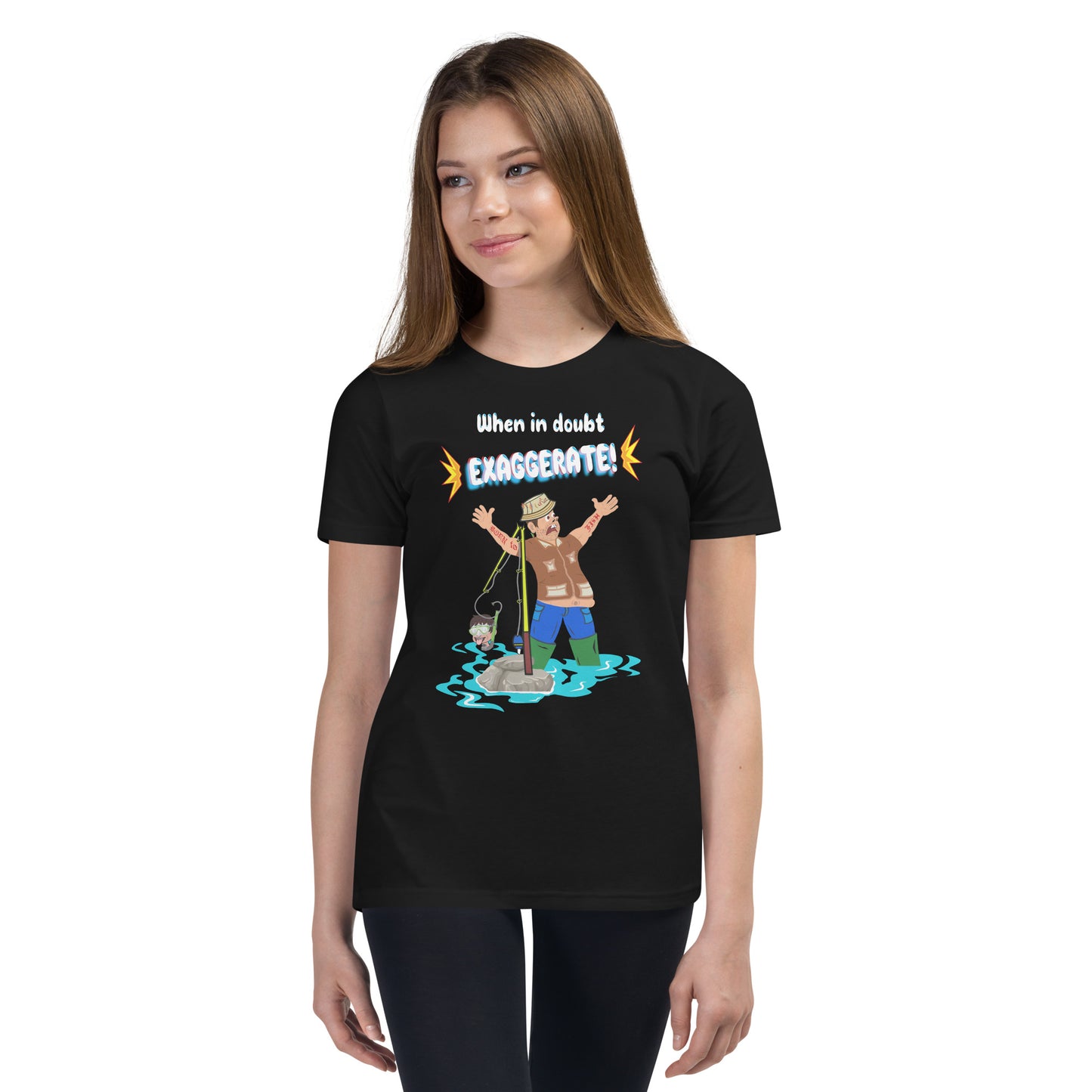 Kid's Short Sleeve T-Shirt Got Lip-When in Doubt