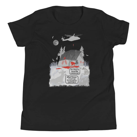Kid's Short Sleeve T-Shirt Hunting Humor