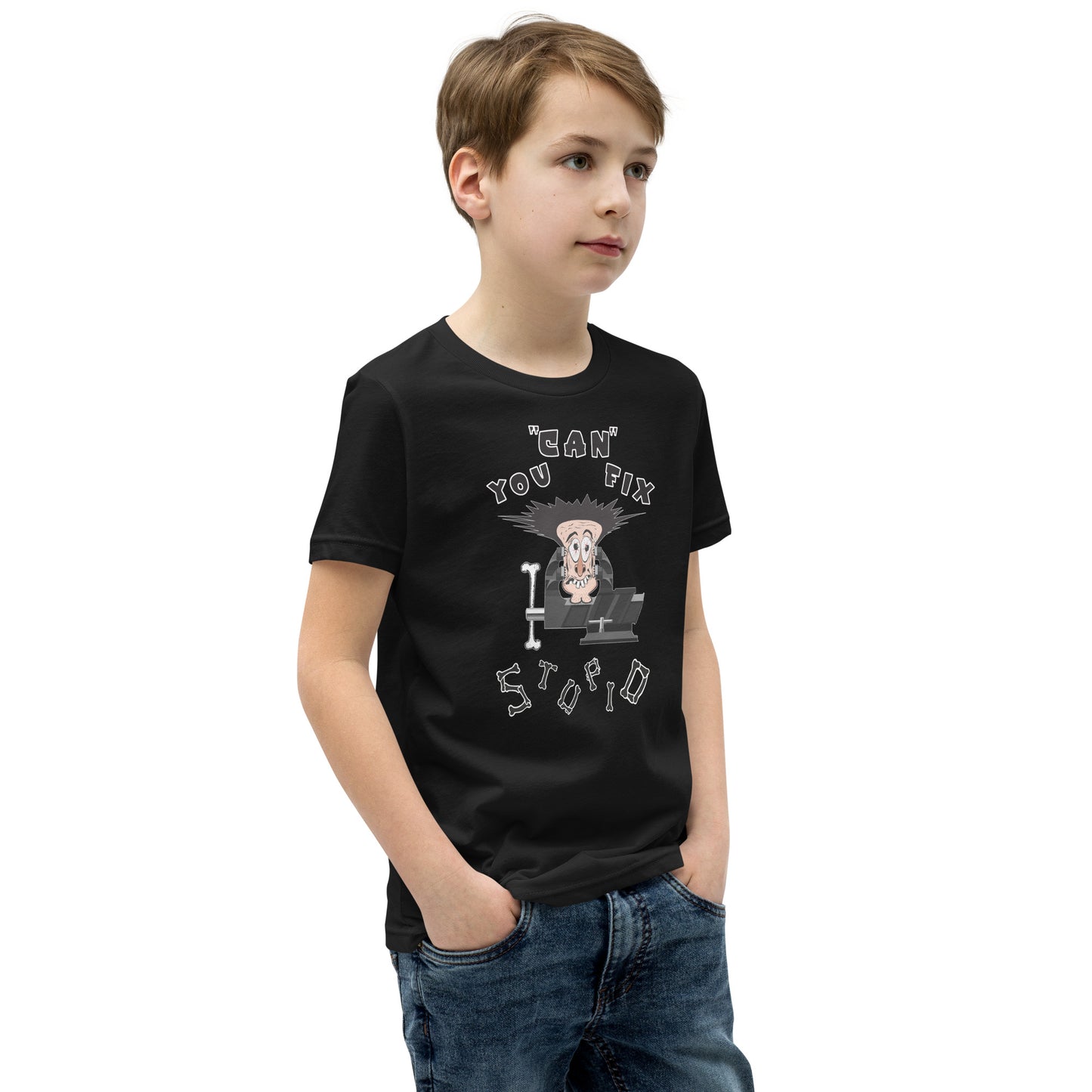 Youth Short Sleeve T-Shirt You Can Fix Stupid