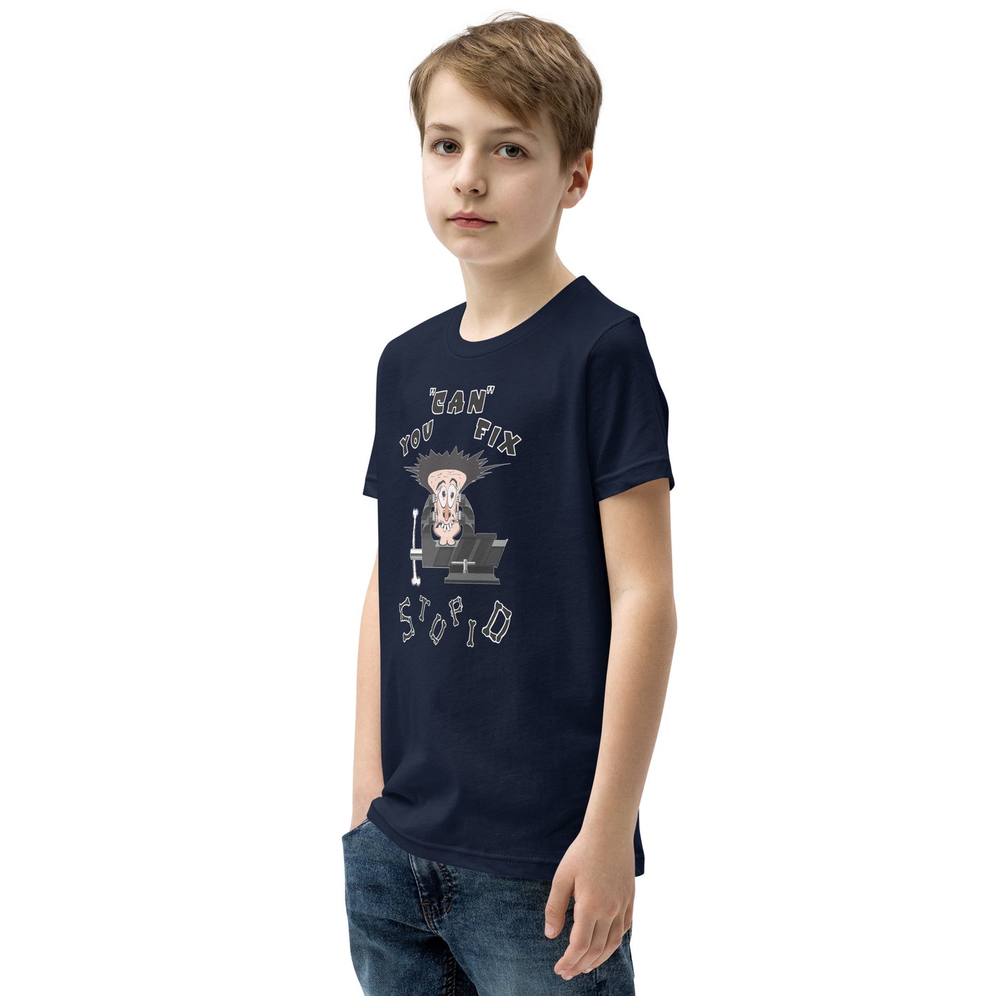 Youth Short Sleeve T-Shirt You Can Fix Stupid
