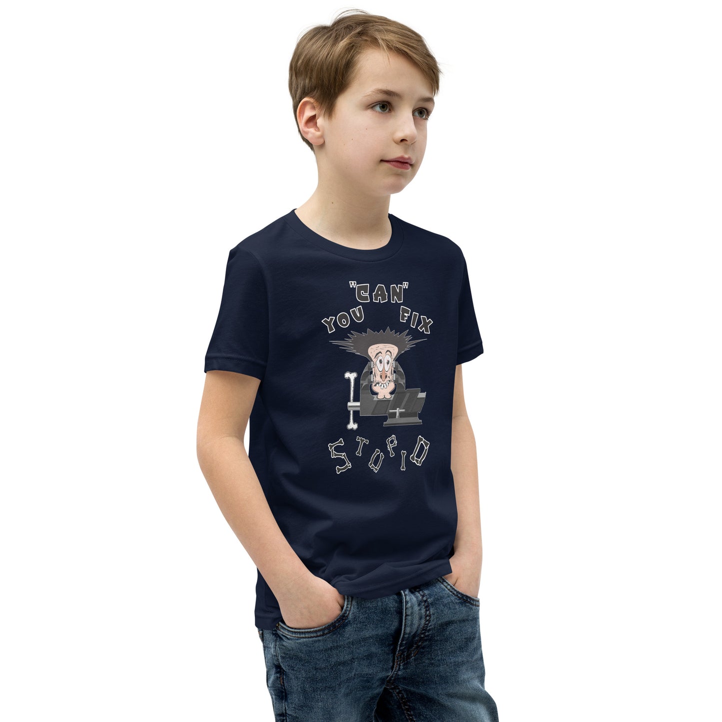 Youth Short Sleeve T-Shirt You Can Fix Stupid