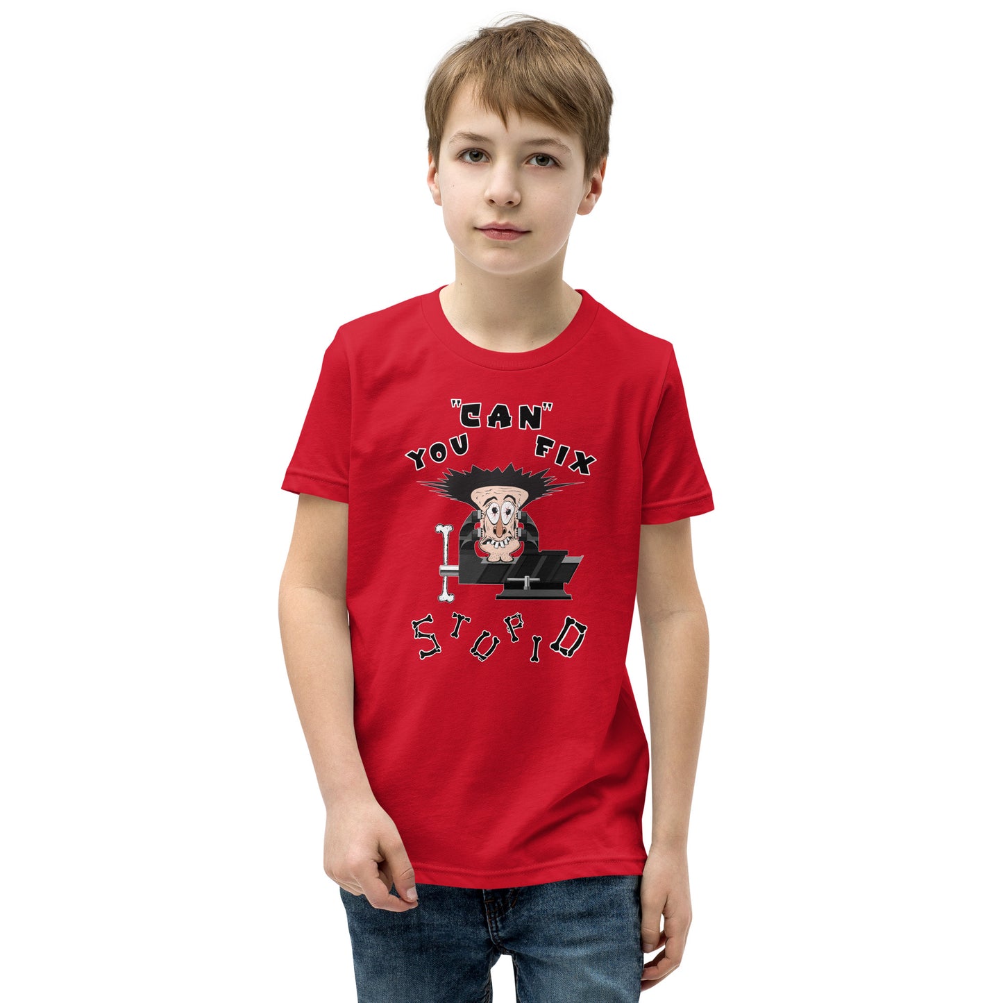 Youth Short Sleeve T-Shirt You Can Fix Stupid