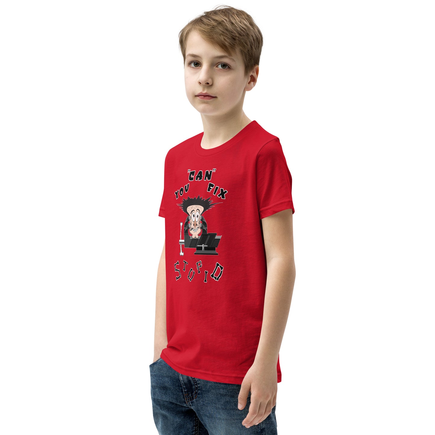 Youth Short Sleeve T-Shirt You Can Fix Stupid
