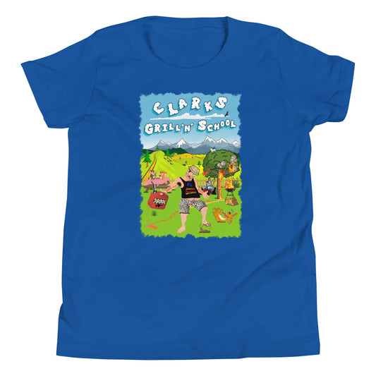 Kid's Short Sleeve T-Shirt Clarks BBQ School