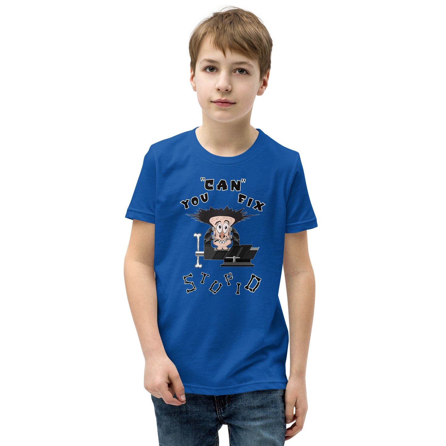 Youth Short Sleeve T-Shirt You Can Fix Stupid