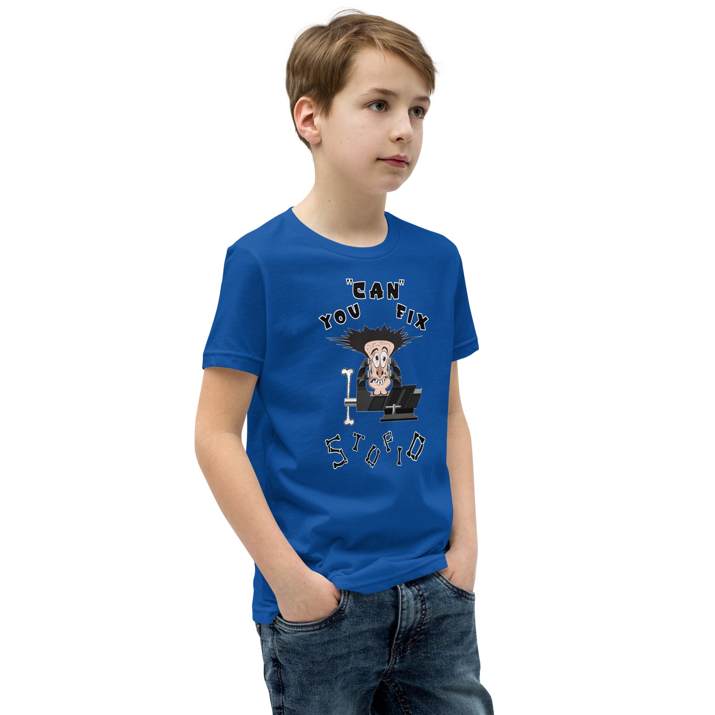 Youth Short Sleeve T-Shirt You Can Fix Stupid