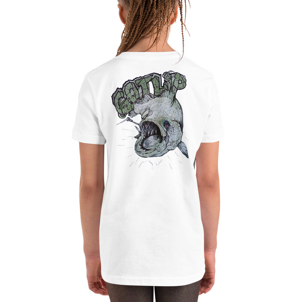 Kid's Short Sleeve T-Shirt Got Lip-Zombie Bass