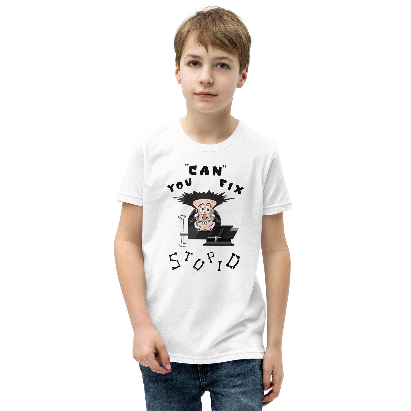 Youth Short Sleeve T-Shirt You Can Fix Stupid