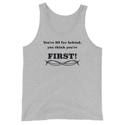Thin You're First Men's Staple Tank Top