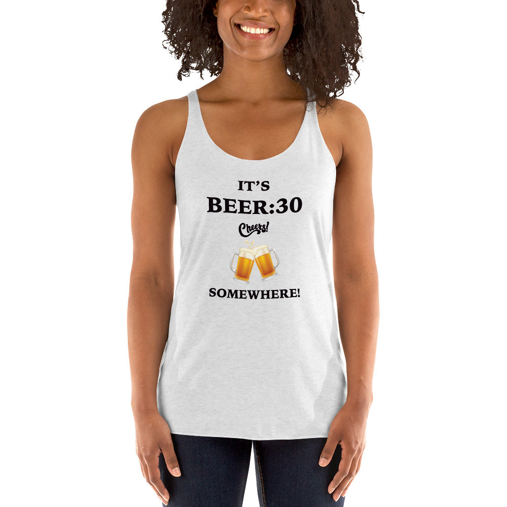 Beer 30 Women's Racerback Tank