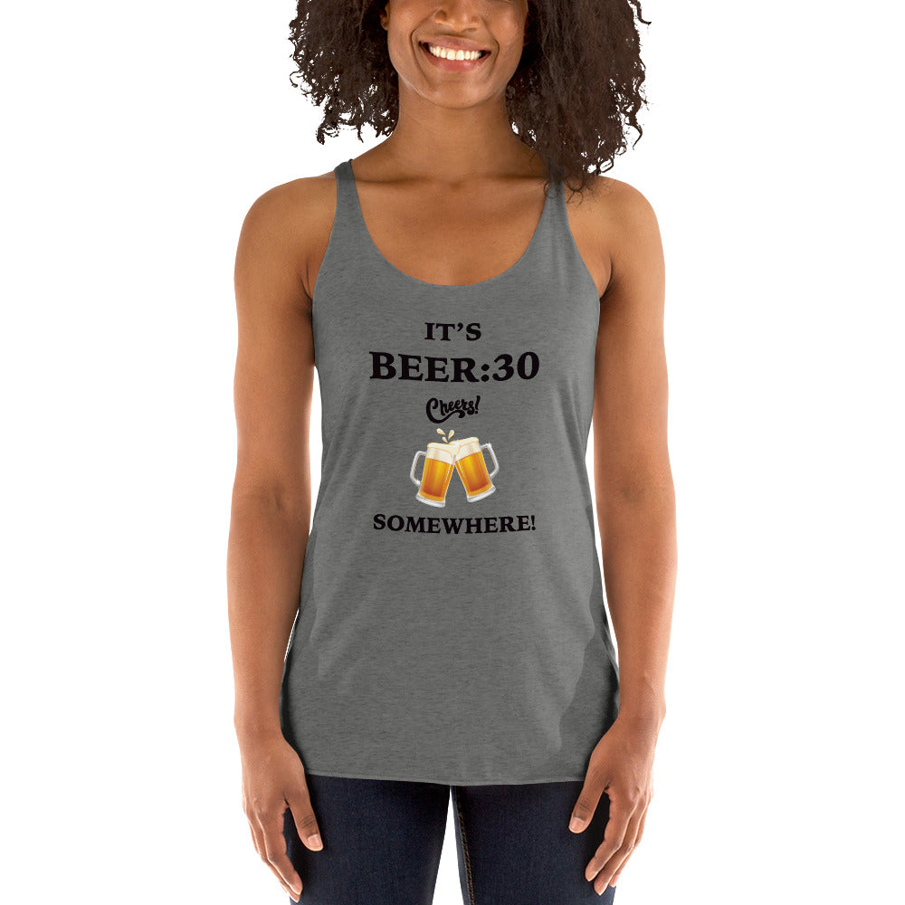Beer 30 Women's Racerback Tank
