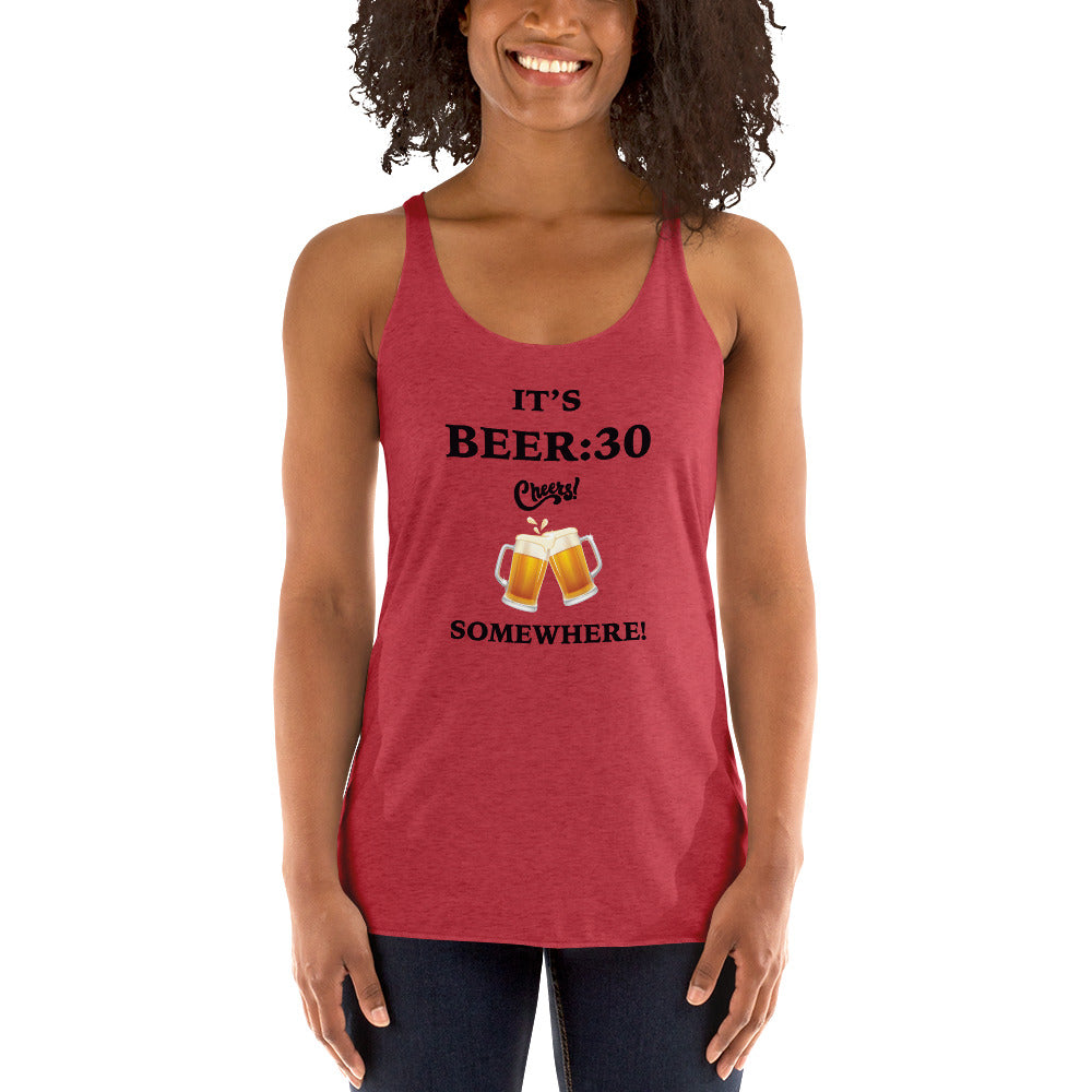 Beer 30 Women's Racerback Tank