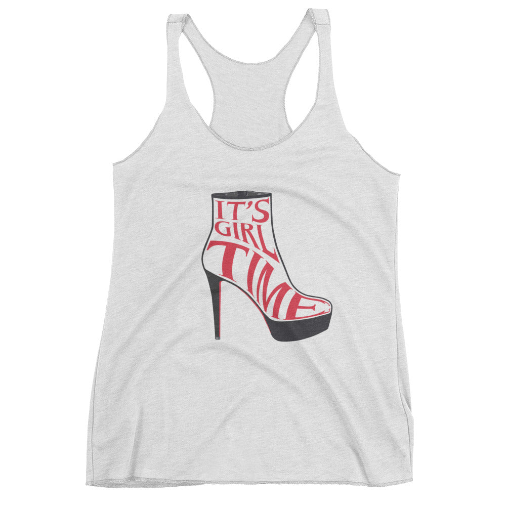 Girl time Heel Women's Racerback Tank