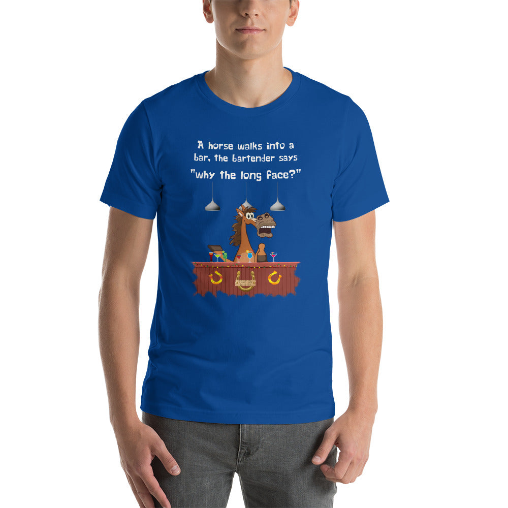 Horse & Bar Short-Sleeve Unisex T-Shirt