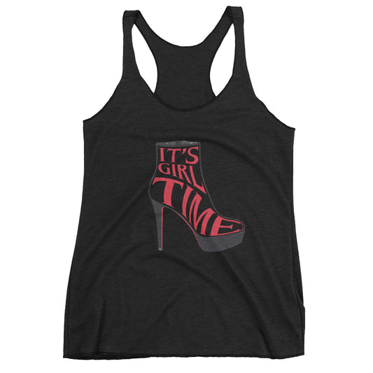 Girl time Heel Women's Racerback Tank