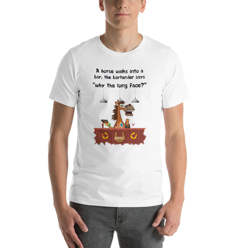 Horse & Bar Short-Sleeve Unisex T-Shirt