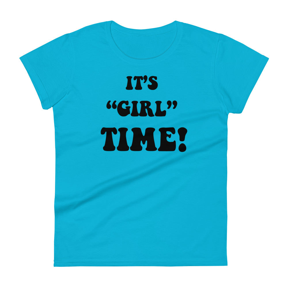 Women's short sleeve t-shirt Girl Time