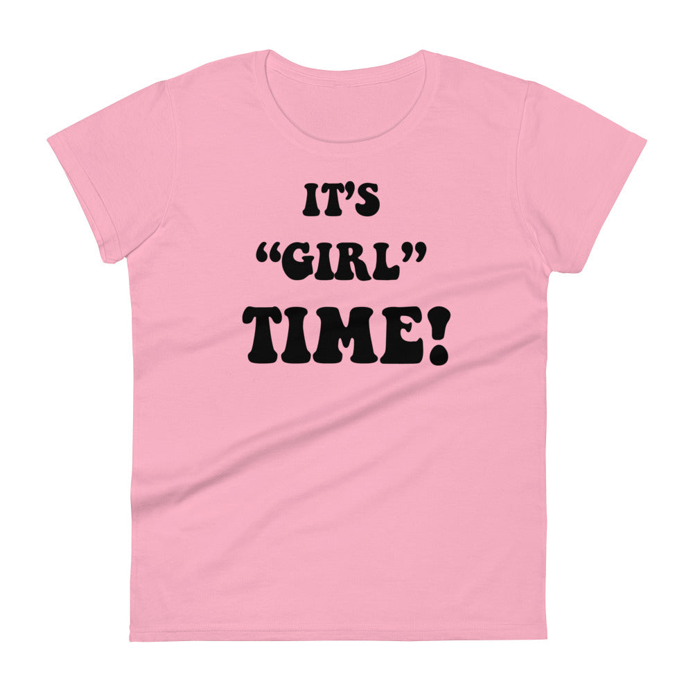 Women's short sleeve t-shirt Girl Time
