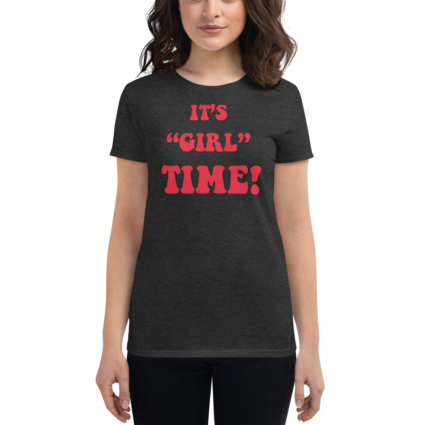 Women's short sleeve t-shirt Girl Time