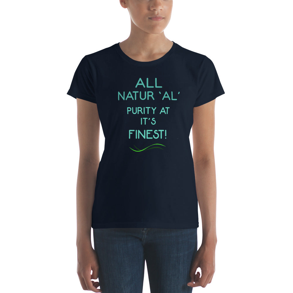 Women's short sleeve t-shirt All Natural