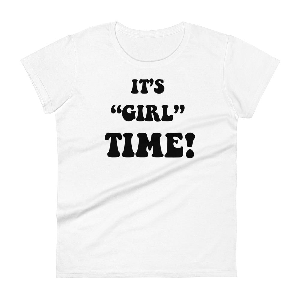 Women's short sleeve t-shirt Girl Time