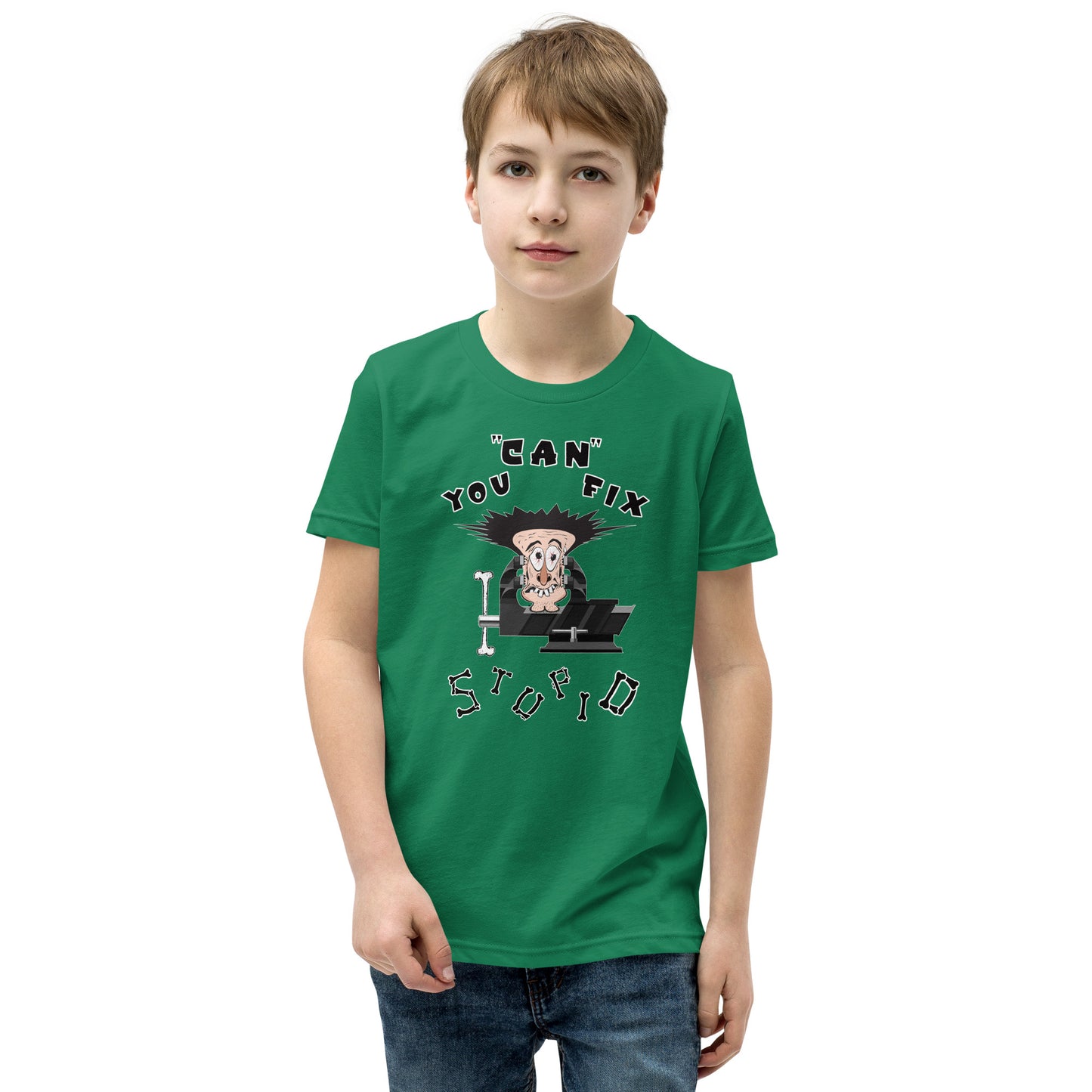 Youth Short Sleeve T-Shirt You Can Fix Stupid